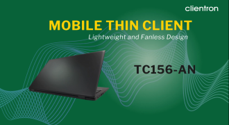 15.6” Fanless Laptop Thin Client TC156-AN