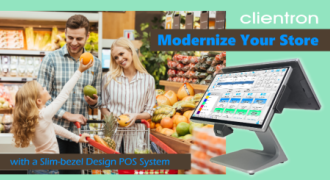 Modernize Your Store with a Slim-bezel Design POS System