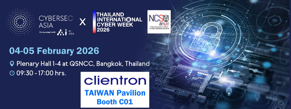 Welcome to Visit Clientron at CYBERSEC ASIA 2026 | Booth C01