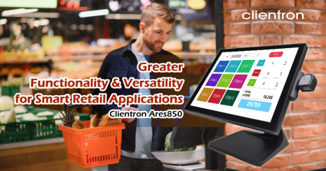 Clientron Introduces Ares850 - New POS System Powered by 12th Intel® Processors