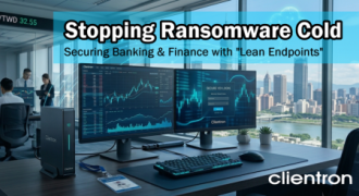 Stopping Ransomware Cold: How the Financial Sector Nails Security and ESG with VDI-Powered Thin Clients
